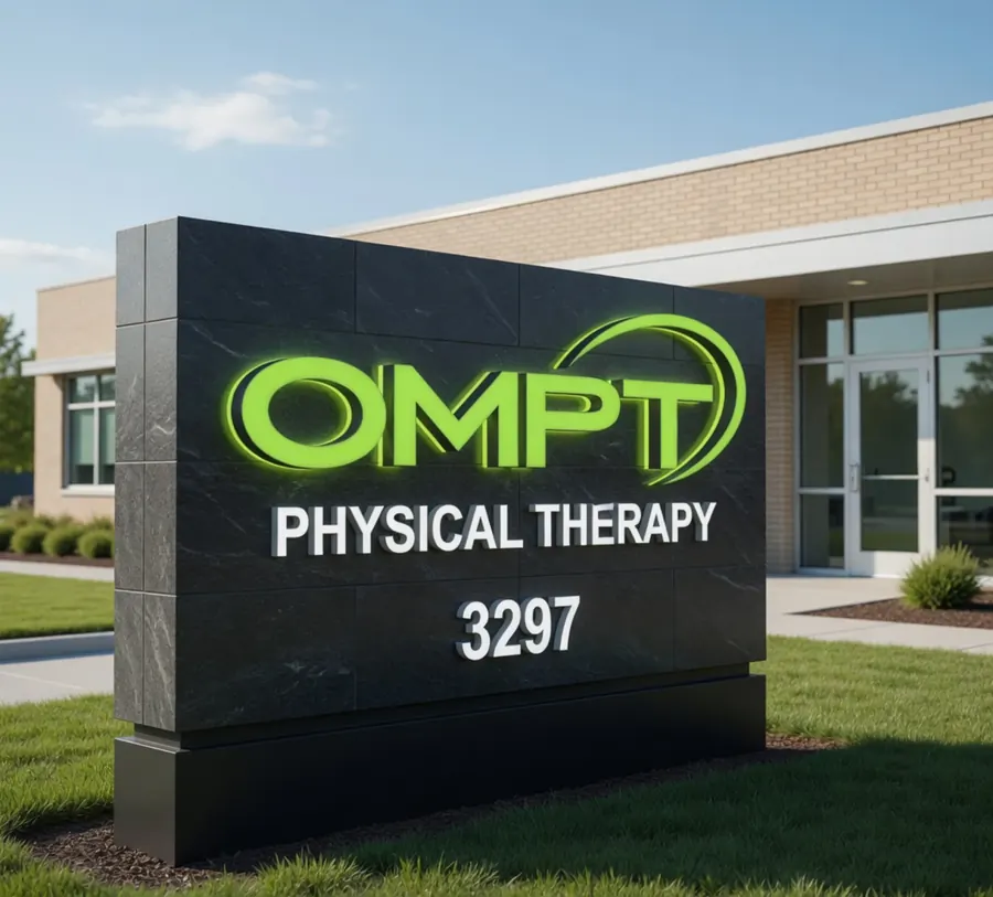 Modern physical therapy building exterior
