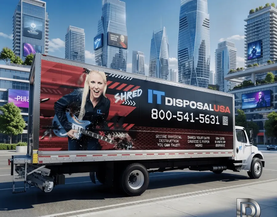 IT Disposal USA truck on street